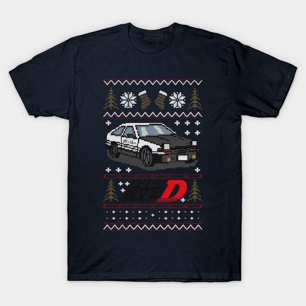 Car Ugly Christmas Sweater T-Shirt by QUYNH SOCIU